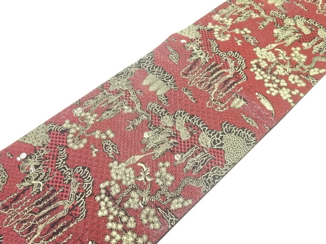 龍村晋　反物　袋帯　新品　東海庵蜀紅 龍村晋 反物 袋帯 新品 東海庵蜀紅 - メルカリ